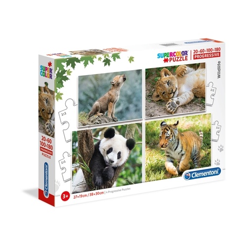 WILDLIFE 20/60/100/180pc (SUPERCOLOR)