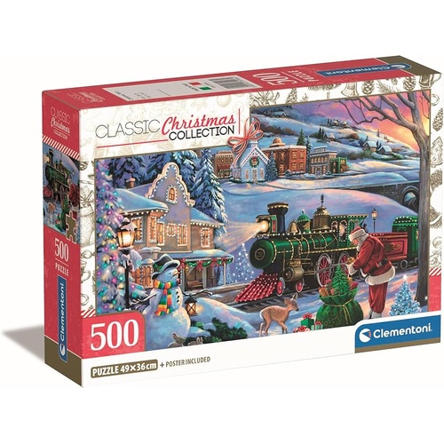 CHRISTMAS TRAIN 500pc (COMPACT)