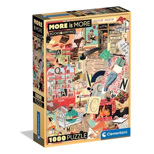 MORE IS MORE - BOOKS & WRITING 1000pc