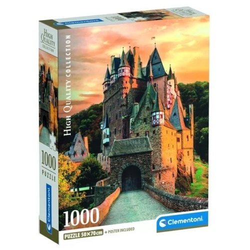 GOLDEN HOUR AT ELTZ CASTLE 1000pc (HQ COMPACT