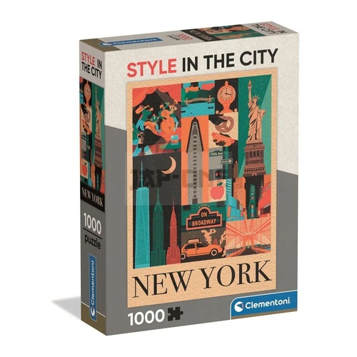 NEW YORK 1000pc (STYLE IN CITY) (COMPACT)