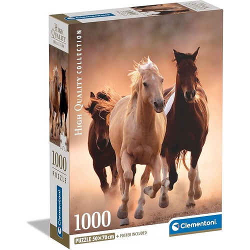 RUNNING HORSES 1000pc (HQC)