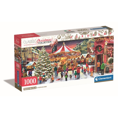 CHRISTMAS VILLAGE 1000pc PANORAMA