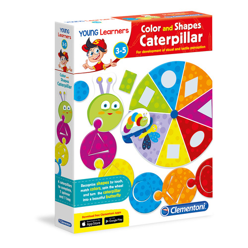 COLOR & SHAPES CATERPILLAR (6) (YOUNG LE