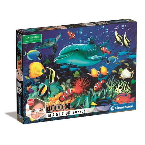 DOLPHIN REEF 1000pc (MAGIC 3D)