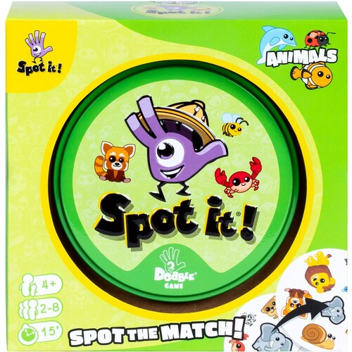 SPOT IT ANIMALS JR 4+