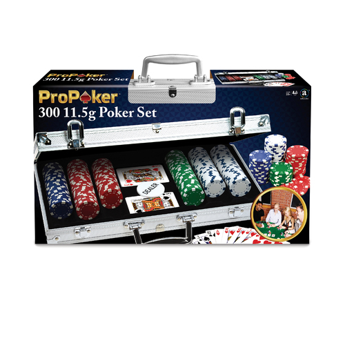 POKER CHIP 300pc  ALUM CASE 11.5 g  (3)