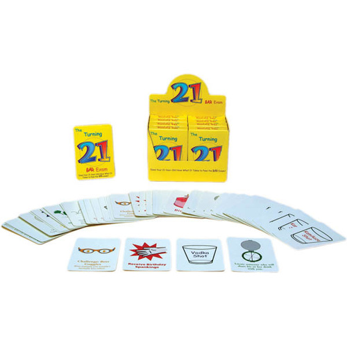 TURNING 21 CARD GAME (disp 8)