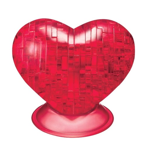 3D RED HEART CRYSTAL PUZZLE (6/48)