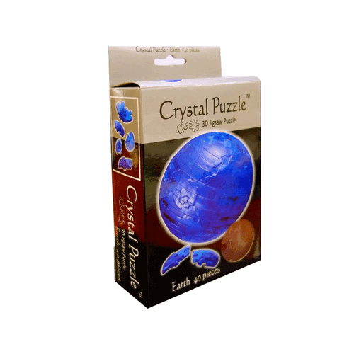 3D CRYSTAL BLUE EARTH PUZZLE