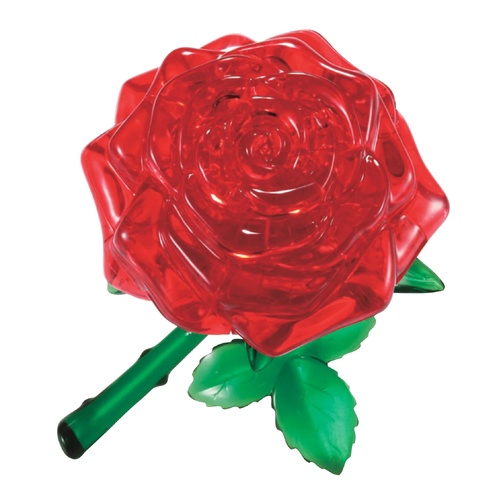 3D RED ROSE CRYSTAL PUZZLE (6/48)