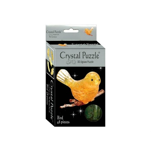 3D YELLOW BIRD CRYSTAL PUZZLE (6/48)
