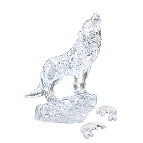 3D SILVER WOLF CRYSTAL PUZZLE (6/48)