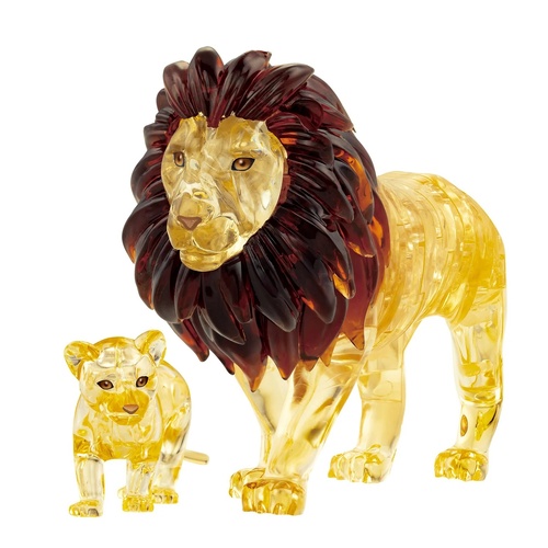 3D LION & CUB CRYSTAL PUZZLE
