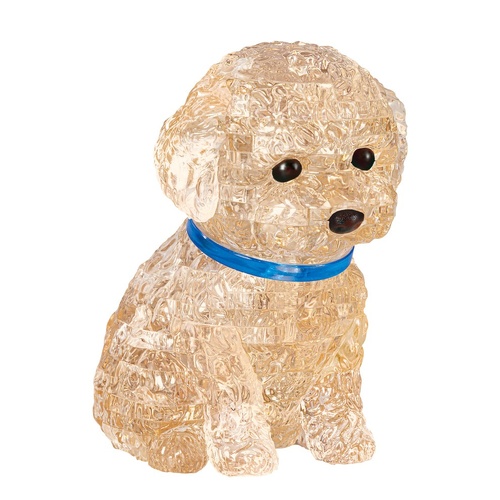 3D TOY POODLE APRICOT CRYSTAL PUZZLE