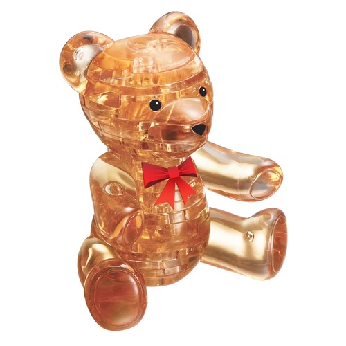 3D BROWN TEDDY CRYSTAL PUZZLE (6/48)