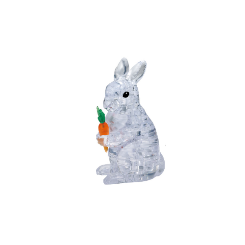 CLEAR RABBIT CRYSTAL PUZZLE (6/48)