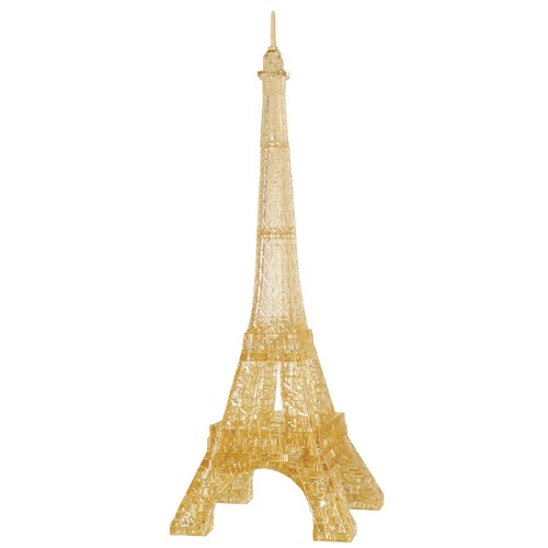 3D GOLD EIFFEL TOWER CRYSTAL PUZZ (6/24)