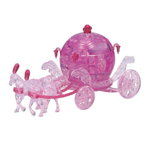 3D CARRIAGE PINK CRYSTAL PUZZLE (6/48)