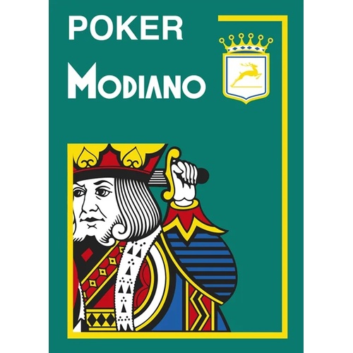 POKER 100% PLASTIC 4 INDEX JUMBO (GREEN)