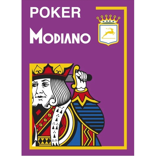 POKER 100% PLASTIC 4 INDEX JUMBO (PURPLE)