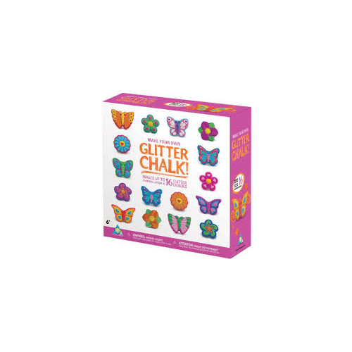MAKE YOUR OWN GLITTER CHALK (6) 6+