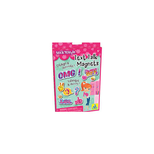 STICK 'N STYLE TEXT TALK MAGNETS (6)