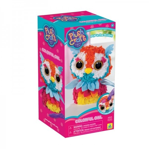 PlushCraft - COLOURFUL OWL 3D (6)