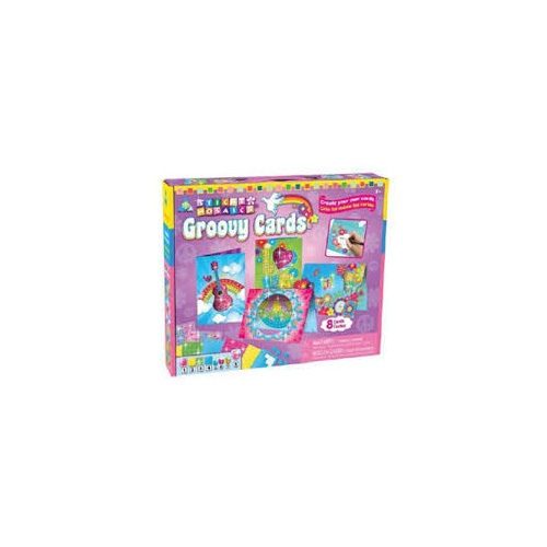 STICKY MOSAICS GROOVY CARDS (6) 5+