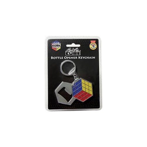 RUBIKS CUBE-BOTTLE OPENER KEYCHAIN (48)