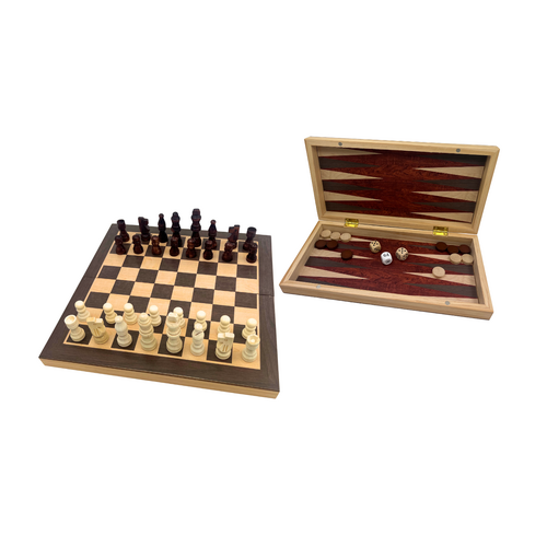 3 IN 1 CHESS, CHECKERS, BACKGAMMON 30CM