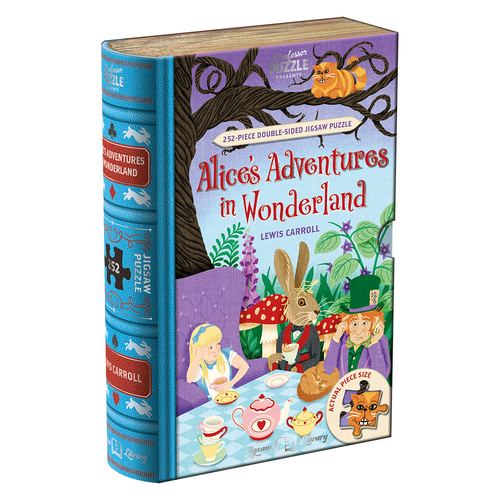 JIGSAW LIBRARY ALICE IN WONDERLAND 252pc
