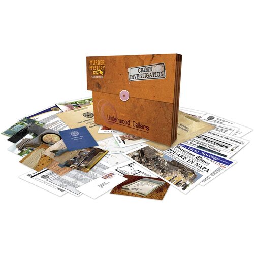 MURDER MYSTERY PARTY CASE FILES: UNDERWOOD CELLARS