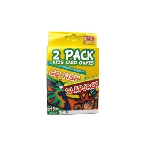 BICYCLE 2 PACK KIDS GAMES YELLOW