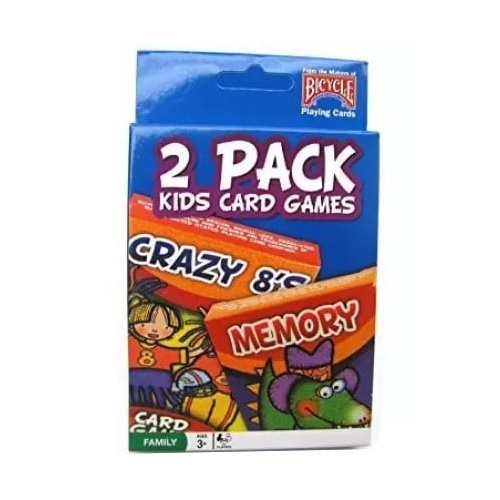 BICYCLE 2 PACK KIDS GAMES BLUE