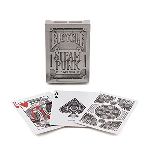 BICYCLE POKER STEAM PUNK (SILVER)