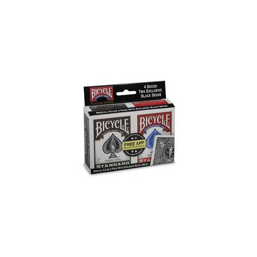 BICYCLE POKER 4-PACK (6)