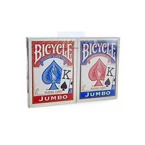 BICYCLE POKER JUMBO INDEX TWIN DECK