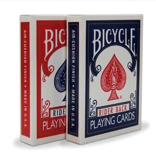 BICYCLE POKER DECK RED/BLUE (disp 12)