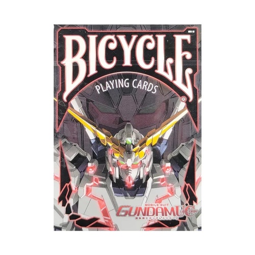 BICYCLE MOBILE SUIT GUNDAM UC BLACK POKER