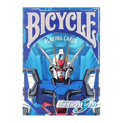 BICYCLE MOBILE SUIT GUNDAM SEED BLUE POKER